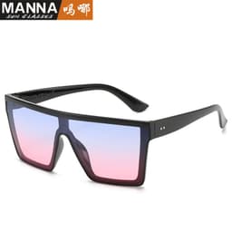 image-Manna 18037 Retro Sunglasses Ocean Lens Unisex Frame