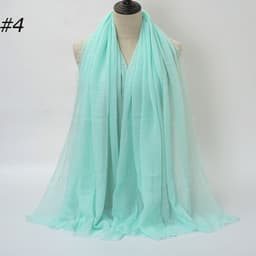 image-LAVENA Women's Pleated Cotton Linen Scarf Shawl 90x180cm