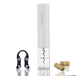 image-Electric Wine Bottle Opener Set with Foil Cutter - Battery Powered