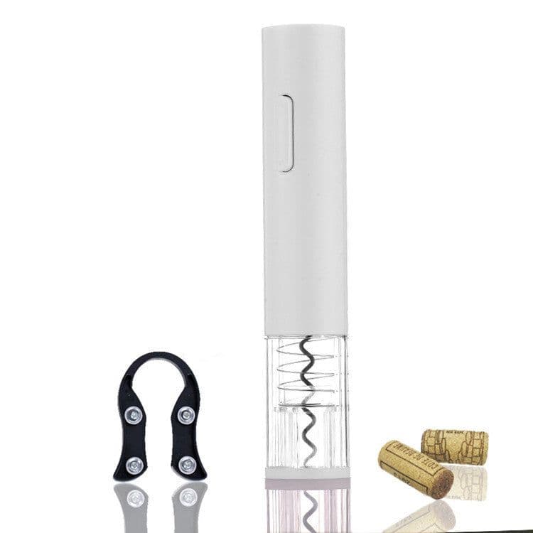 image-Electric Wine Bottle Opener Set with Foil Cutter - Battery Powered