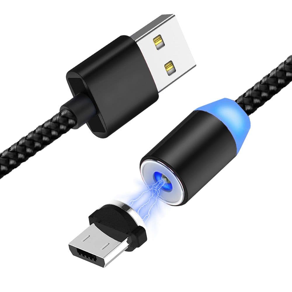 image-2M Magnetic USB Charging Cable Type-C Android Fast Charge 3-in-1
