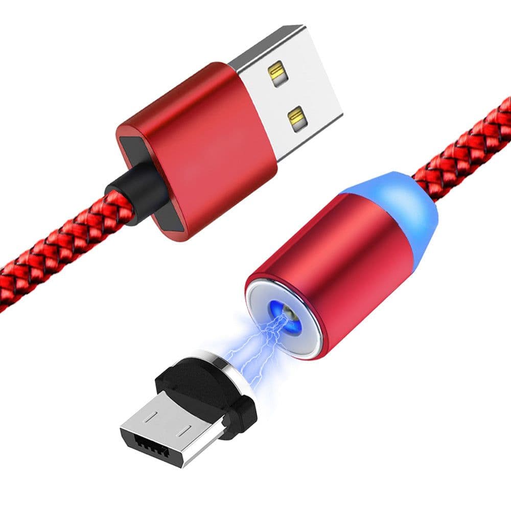 image-2M Magnetic USB Charging Cable Type-C Android Fast Charge 3-in-1