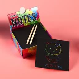 image-Colorful Scratch Art Drawing Paper for Children 100 Sheets with Pens