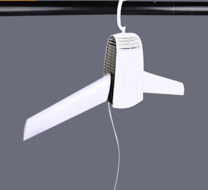 image-Electric Portable Folding Drying Rack with Shoe Tube Option