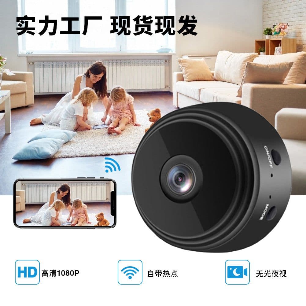 image-A9 Mini Camera 1080P HD Wireless WiFi Night Vision Sports Camera