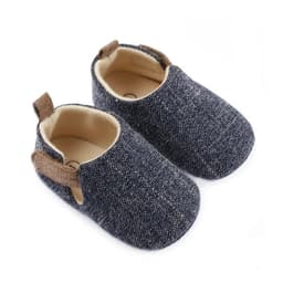 image-Baby Toddler Linen Retro Shoes Non-Slip 24-48 Months Light Grey