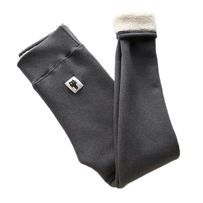 image-Women's High Waist Fleece-Lined Winter Leggings