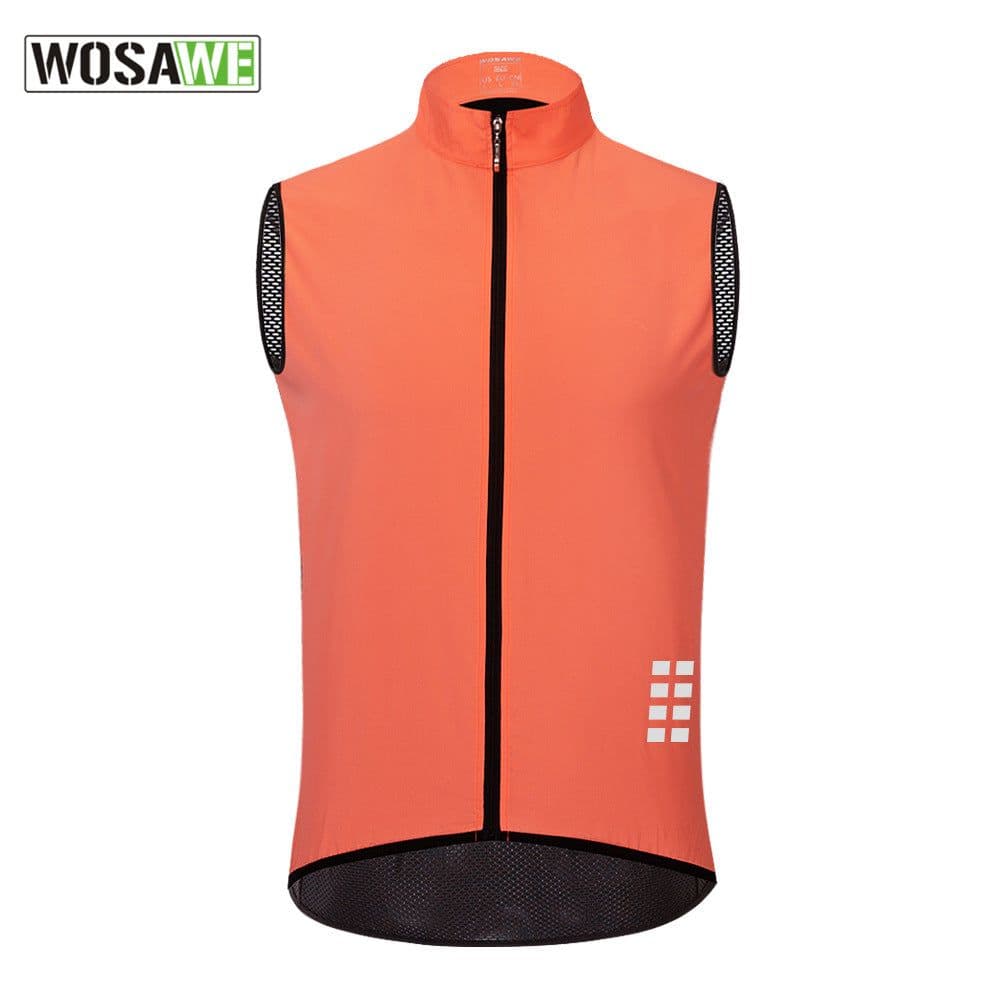 image-WOSAWE Cycling Vest Sleeveless Waterproof Breathable Top