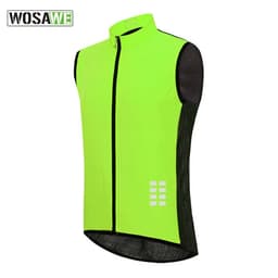 image-WOSAWE Cycling Vest Sleeveless Waterproof Breathable Top