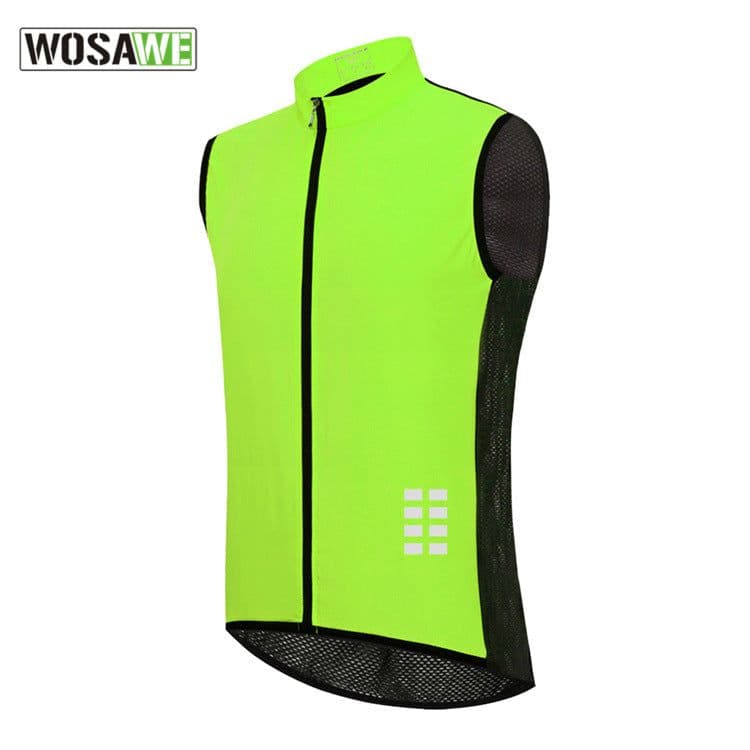 image-WOSAWE Cycling Vest Sleeveless Waterproof Breathable Top