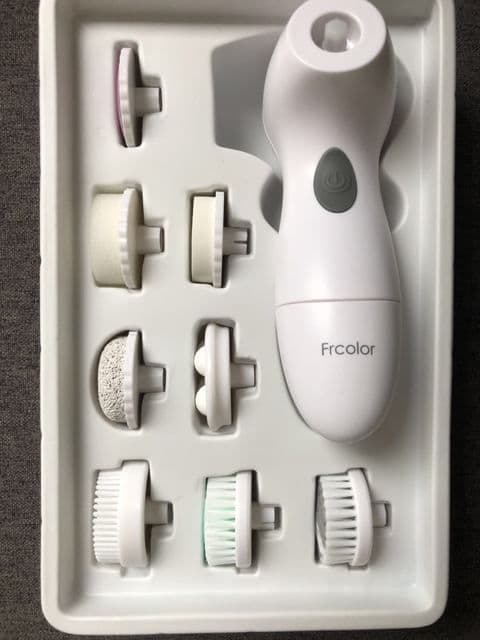 image-Le Haas 8-in-1 Electric Facial Cleansing Massage Device Model 7042