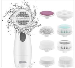 image-Le Haas 8-in-1 Electric Facial Cleansing Massage Device Model 7042