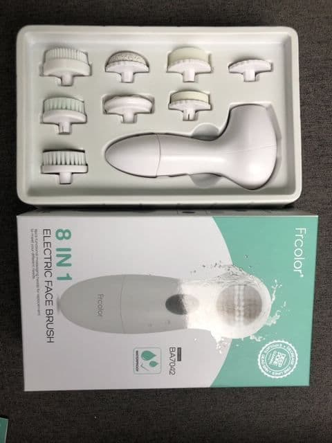 image-Le Haas 8-in-1 Electric Facial Cleansing Massage Device Model 7042