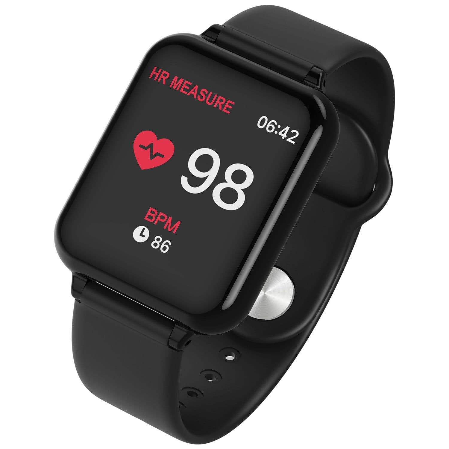image-B57 Smart Watch 1.3" IPS Heart Rate Blood Oxygen Monitor