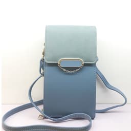 image-Women's PU Leather Crossbody Phone Wallet with Card Slots