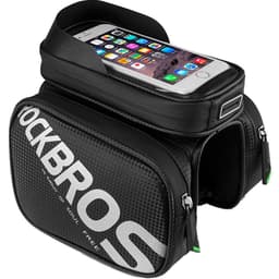 image-ROCKBROS Bicycle Top Tube Bag 6.2" Touch Screen Phone Holder ZH009