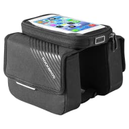 image-Rock Brothers 6.0" Bicycle Front Tube Bag Waterproof Touch Screen