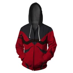 image-Naruto 3D Digital Print Zip Hoodie Jacket for Men