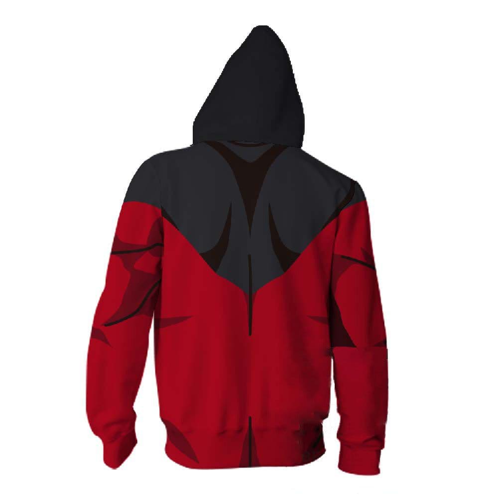 image-Naruto 3D Digital Print Zip Hoodie Jacket for Men