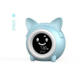 image-Cartoon Cat-Shaped Alarm Clock with LCD Display