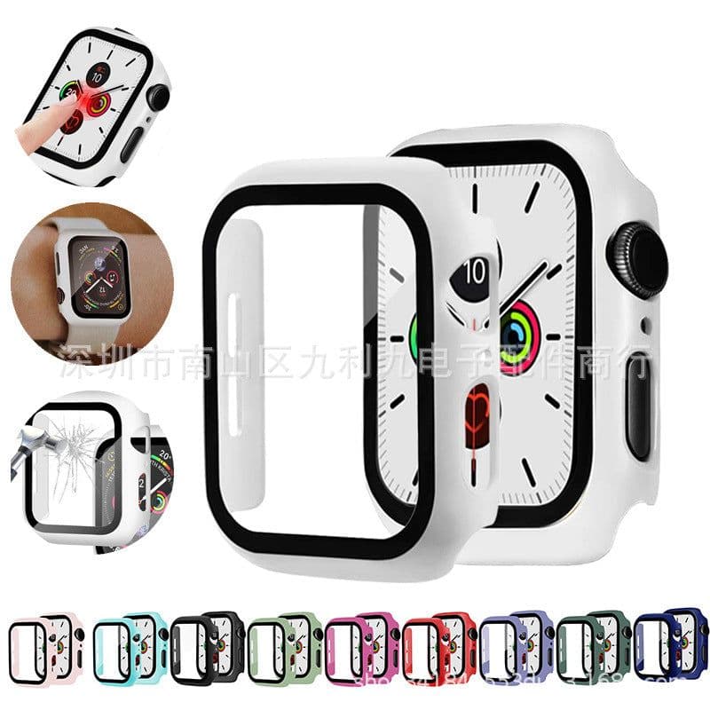 image-Apple Watch Case with Screen Protector 42mm Series 1-6 PC Clear