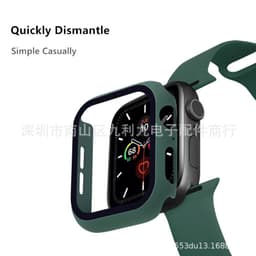 image-Apple Watch Case with Screen Protector 42mm Series 1-6 PC Clear