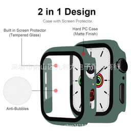 image-Apple Watch Case with Screen Protector 42mm Series 1-6 PC Clear