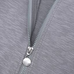 image-Kids Tales Cotton Hooded Zipper Romper with Rabbit Ears