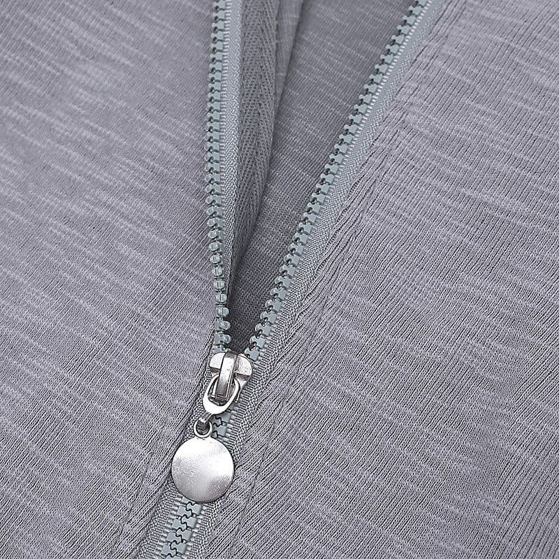 image-Kids Tales Cotton Hooded Zipper Romper with Rabbit Ears