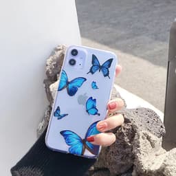 image-iPhone Butterfly Clear Case for 7/8 Plus/XS/11 Pro Max