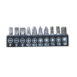 image-Electric Drill Bit Set 10-Piece Magnetic Hexagon Multi-Function