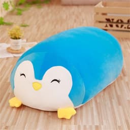 image-Down Cotton Plush Pillow Penguin Cat Shiba Inu Cartoon Toy 90cm