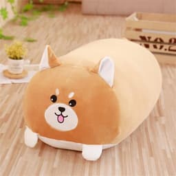 image-Down Cotton Plush Pillow Penguin Cat Shiba Inu Cartoon Toy 90cm