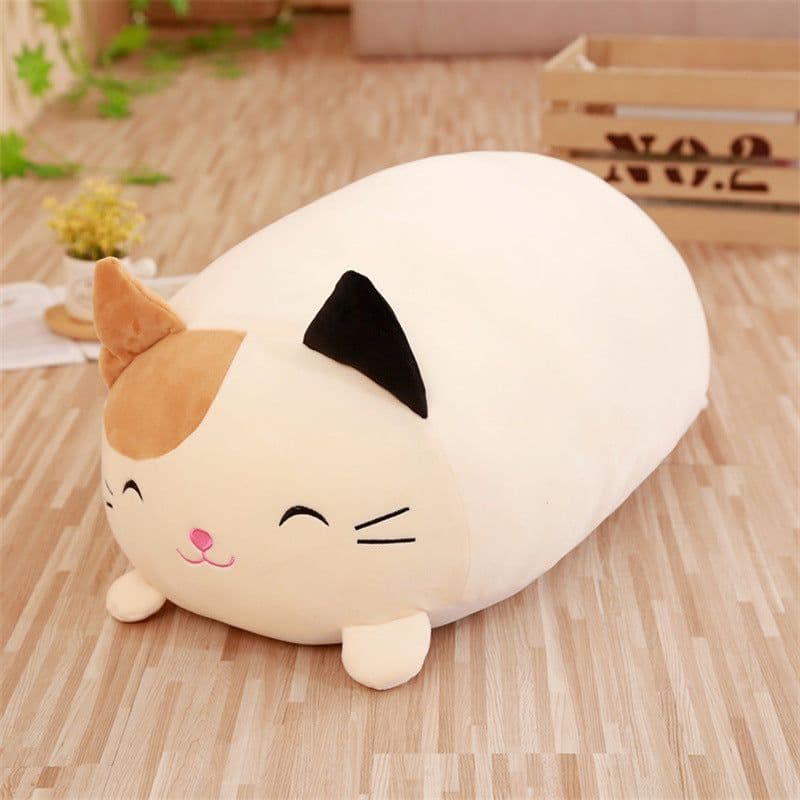 image-Down Cotton Plush Pillow Penguin Cat Shiba Inu Cartoon Toy 90cm