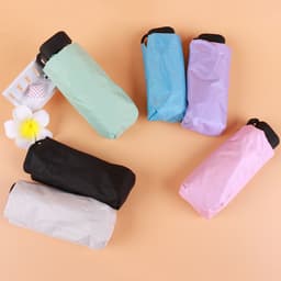image-Five-Fold Mini Pocket Umbrella UV Protection Compact Folding