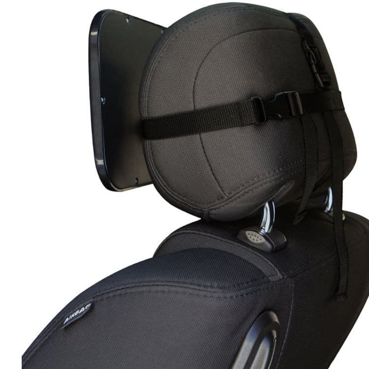 image-Baby Car Rearview Mirror - Acrylic Child Safety Mirror Black