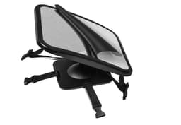image-Baby Car Rearview Mirror - Acrylic Child Safety Mirror Black