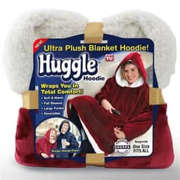 image-Oversized Hooded Fleece Blanket Sweatshirt