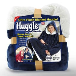 image-Oversized Hooded Fleece Blanket Sweatshirt