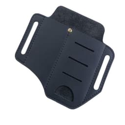 image-Leather Tool Holster Waist Scissors Holder Case Brown