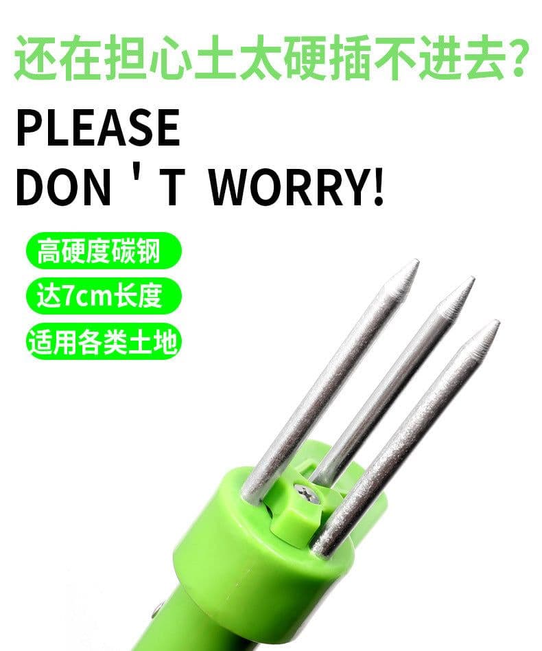 image-Aluminum Alloy Weed Puller Root Remover Garden Weeding Tool