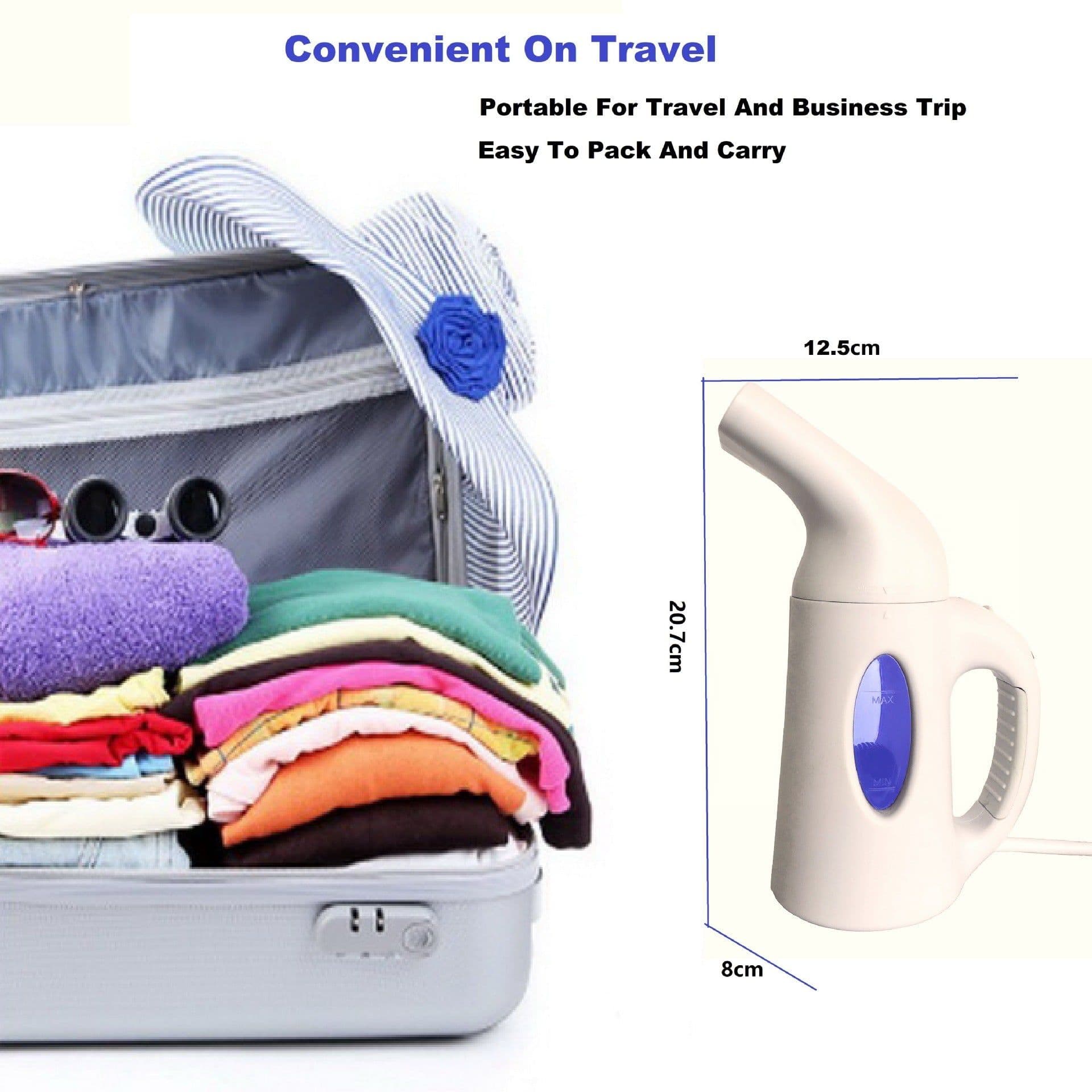 image-ESUPER Handheld Garment Steamer 850W Mini Steam Iron Brush
