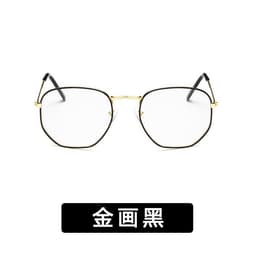 image-Women's Square Frame Metal Sunglasses UV400 Retro Driving Eyewear