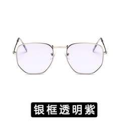 image-Women's Square Frame Metal Sunglasses UV400 Retro Driving Eyewear