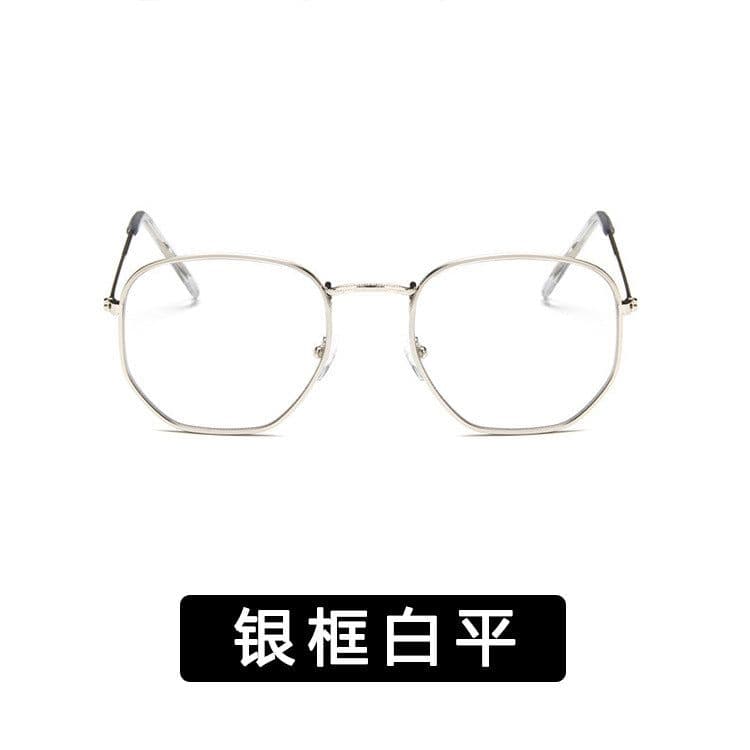 image-Women's Square Frame Metal Sunglasses UV400 Retro Driving Eyewear