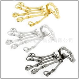 image-SHIJIE Skull Skeleton Ghost Claw Linking Finger Bracelet