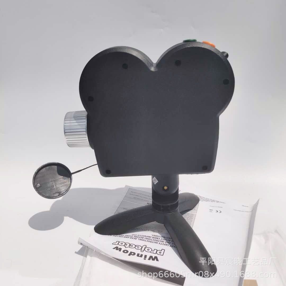image-CX Window Projector Light with Interchangeable Holiday Designs