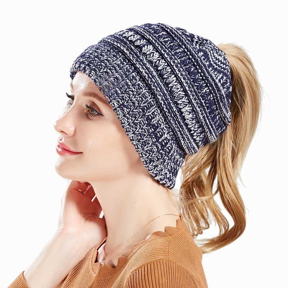 image-European Women's Wool Knit Hat - Casual Unisex Beanie