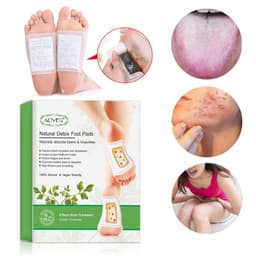 image-ALIVER Foot Patch Detox Bamboo Ginger Wormwood 10 Stickers/Box