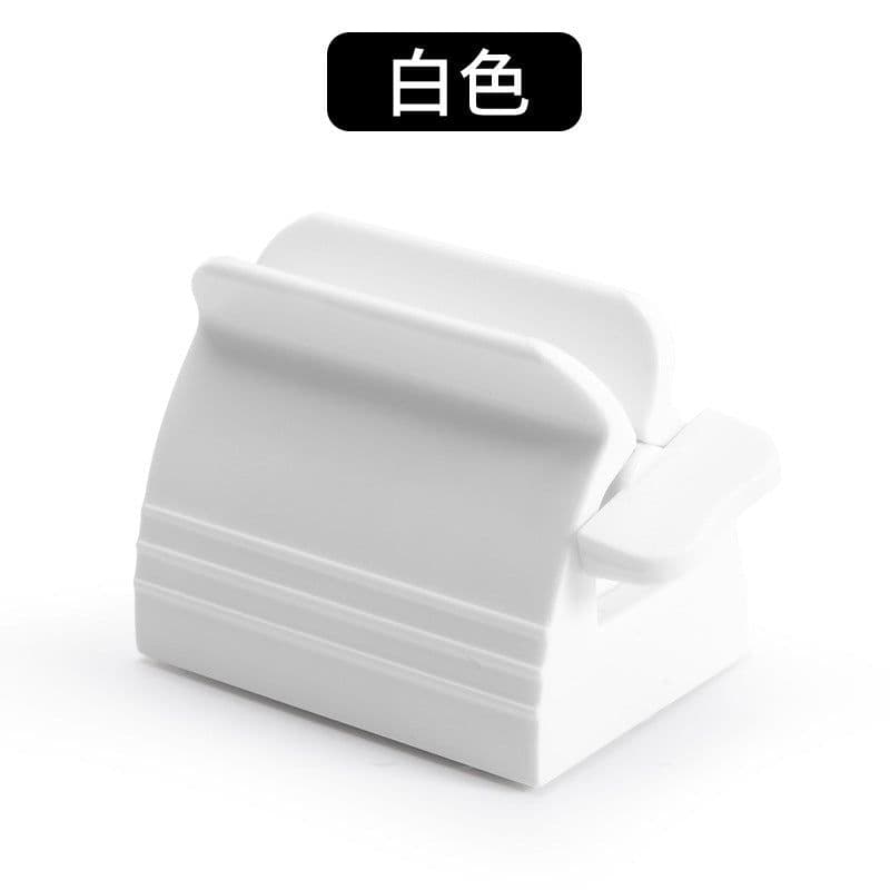 image-Toothpaste Squeezer Holder Plastic Bathroom Organizer